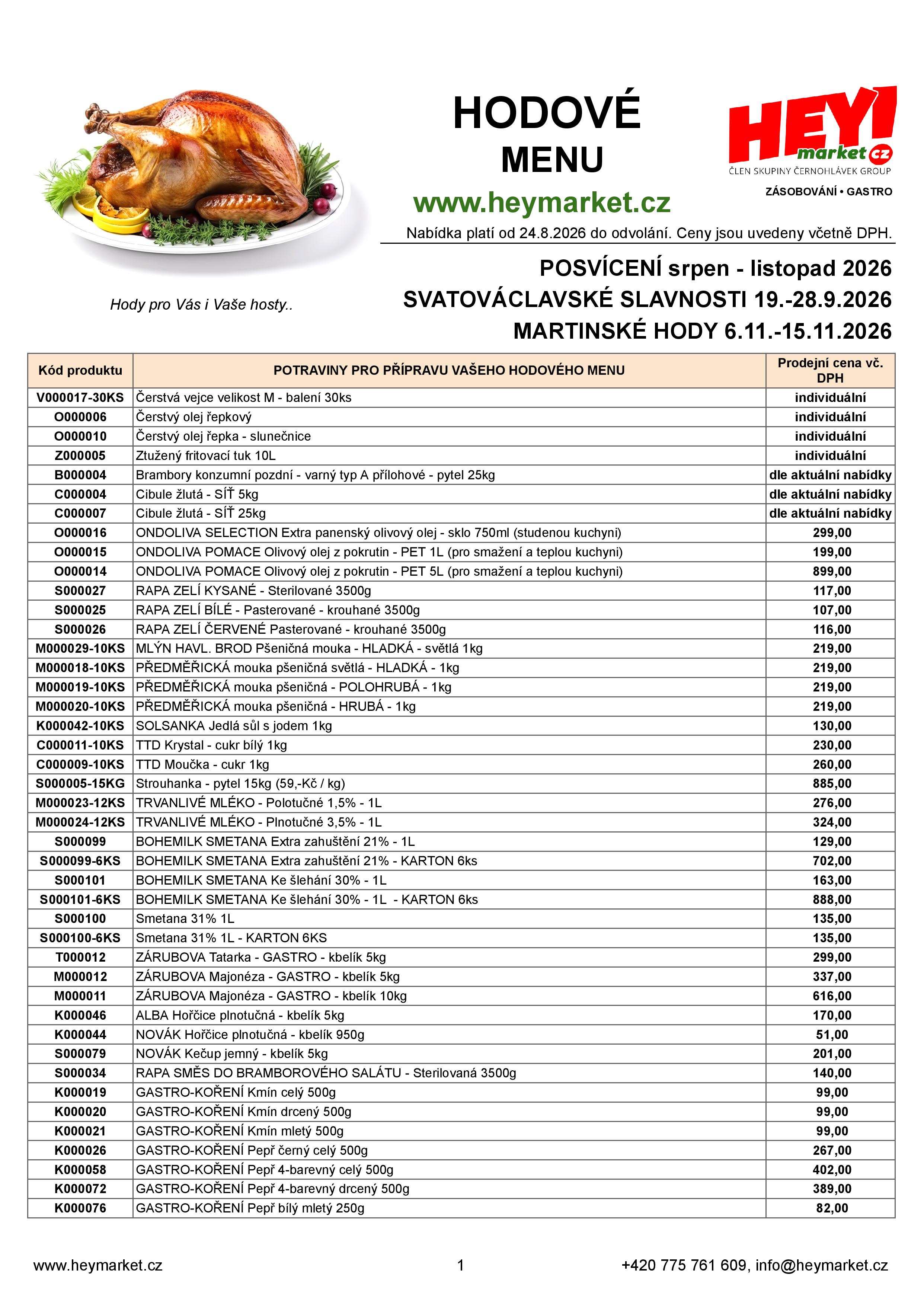 CENÍK • RESTAURACE • HODOVÉ MENU 2026-page-001